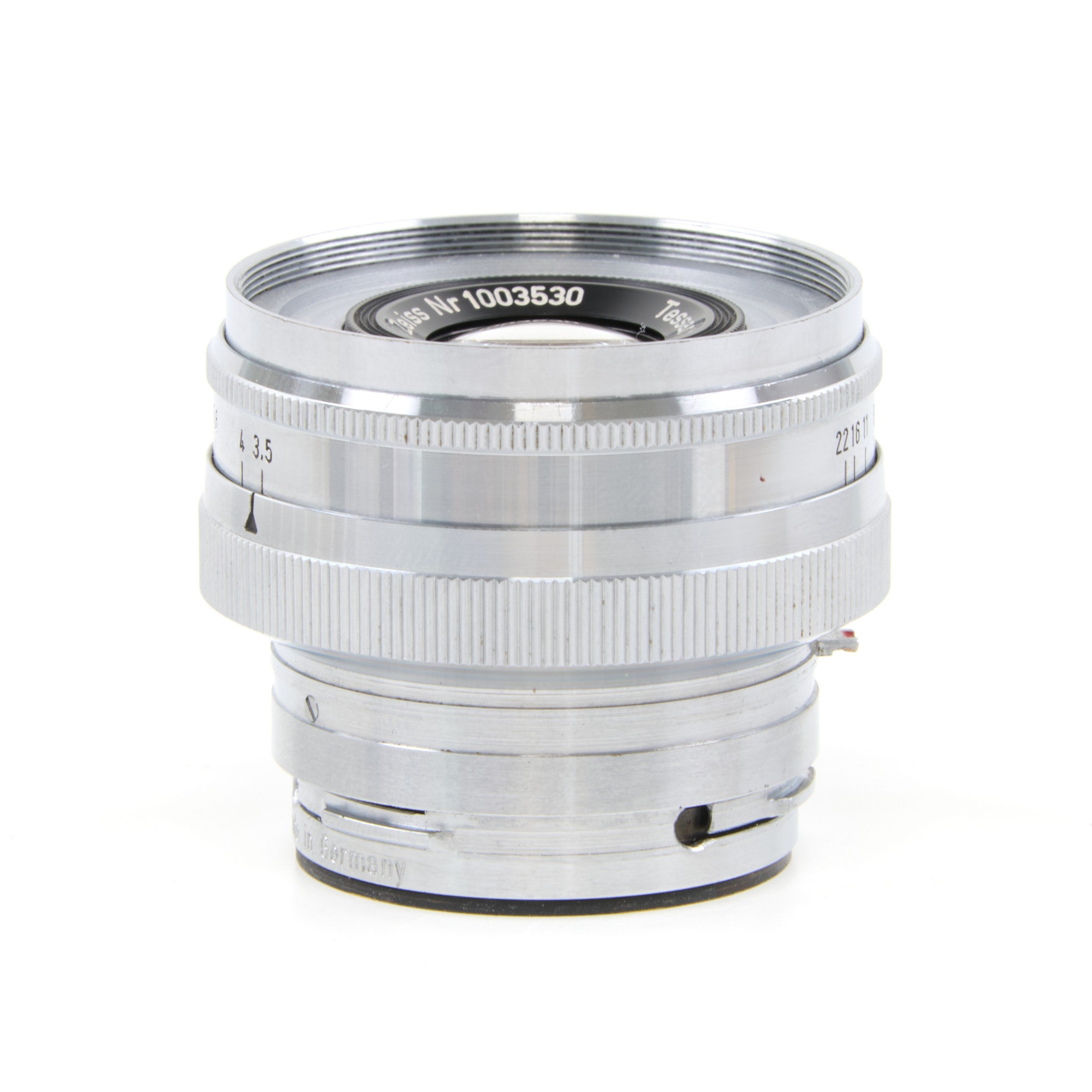Zeiss Ikon Contax IIIA Color Dial (CD) Last Batch International Synchronization + Carl Zeiss 50mm f3.5 Tessar