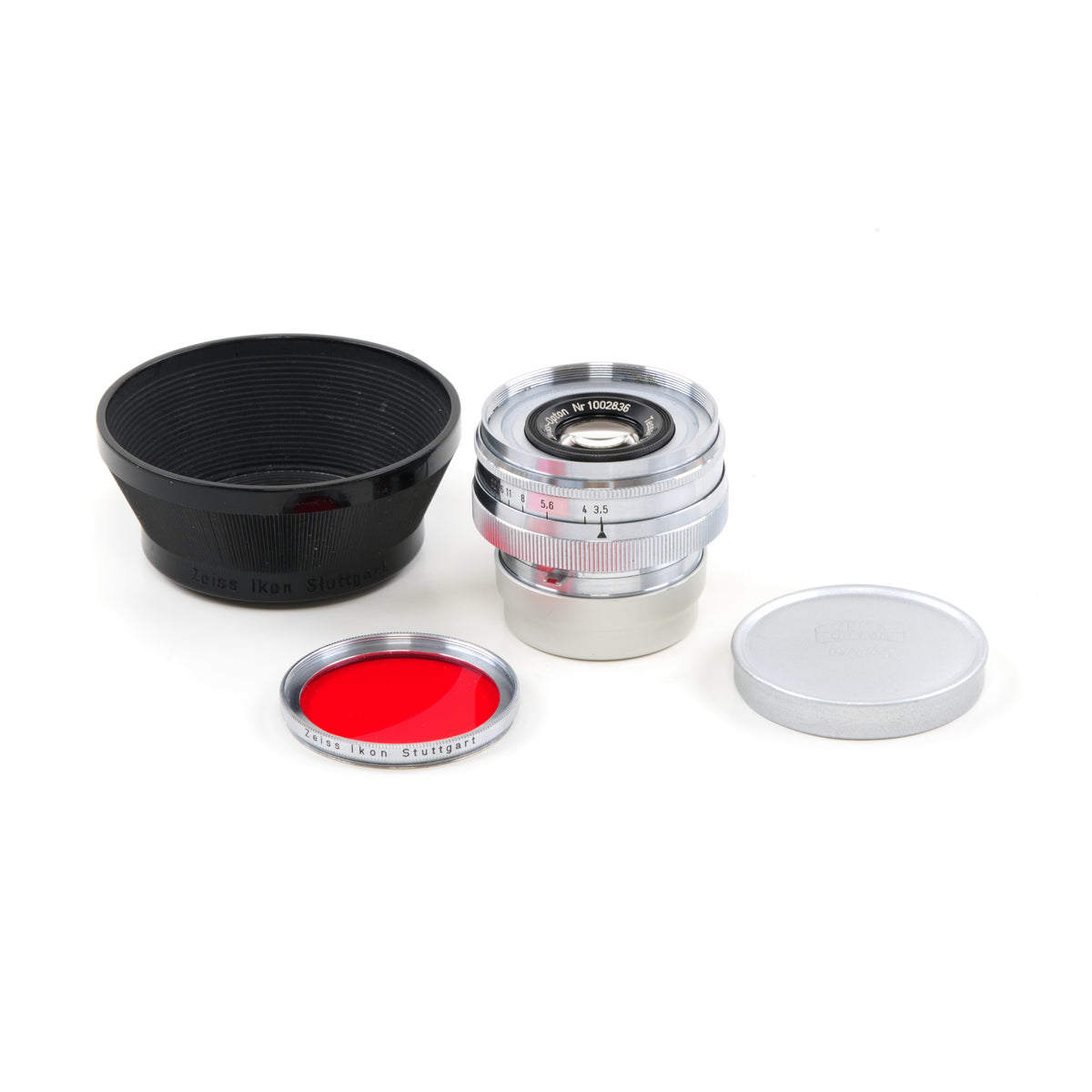 Zeiss-Opton Tessar 50mm f3.5 RIGID Set For Contax RF