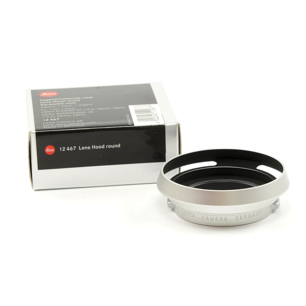 Leica 12467 Silver Lens Hood For 28mm Elmarit-M And 35mm Summicron-M
