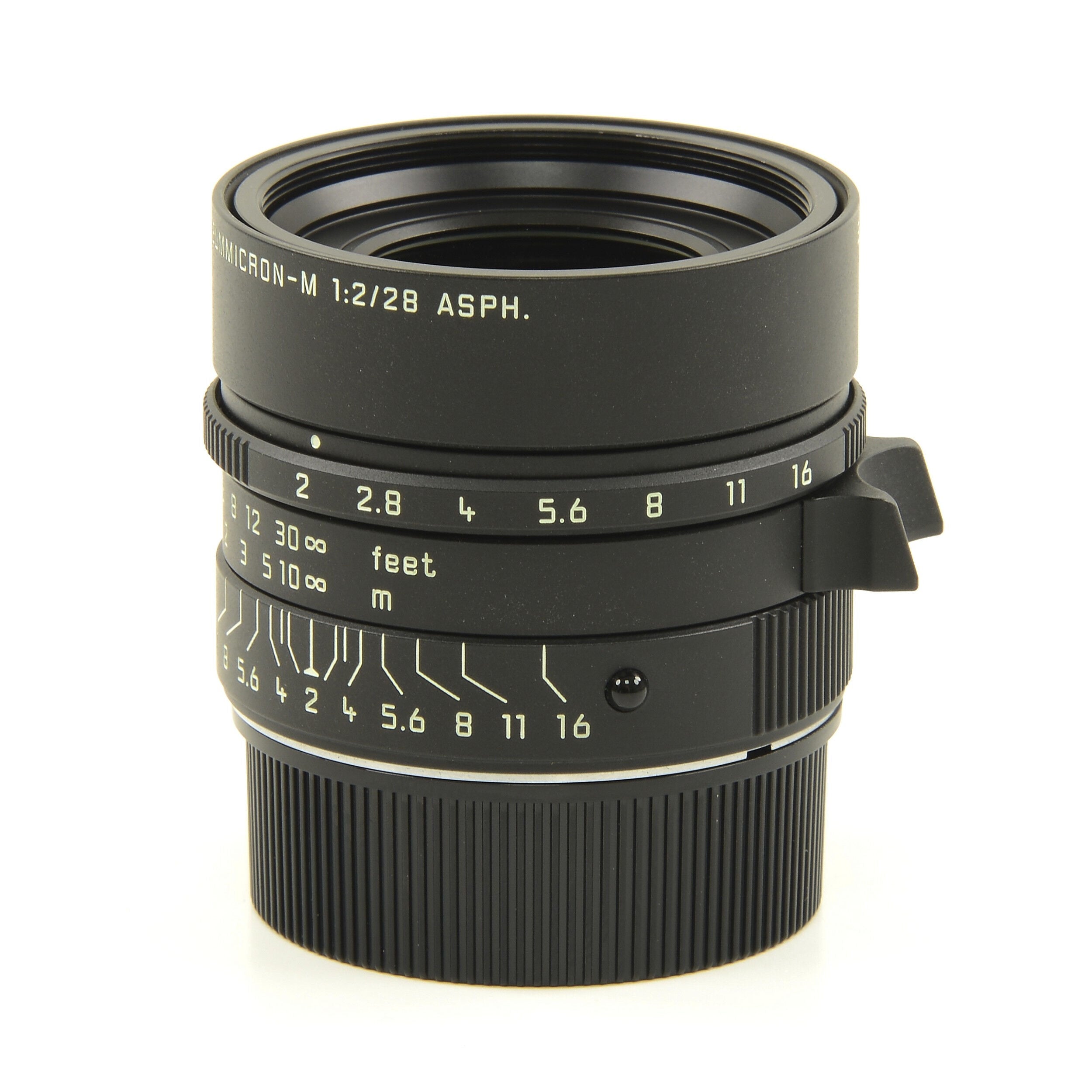 Leica 28mm f2 Summicron-M Matt Black Paint + Box