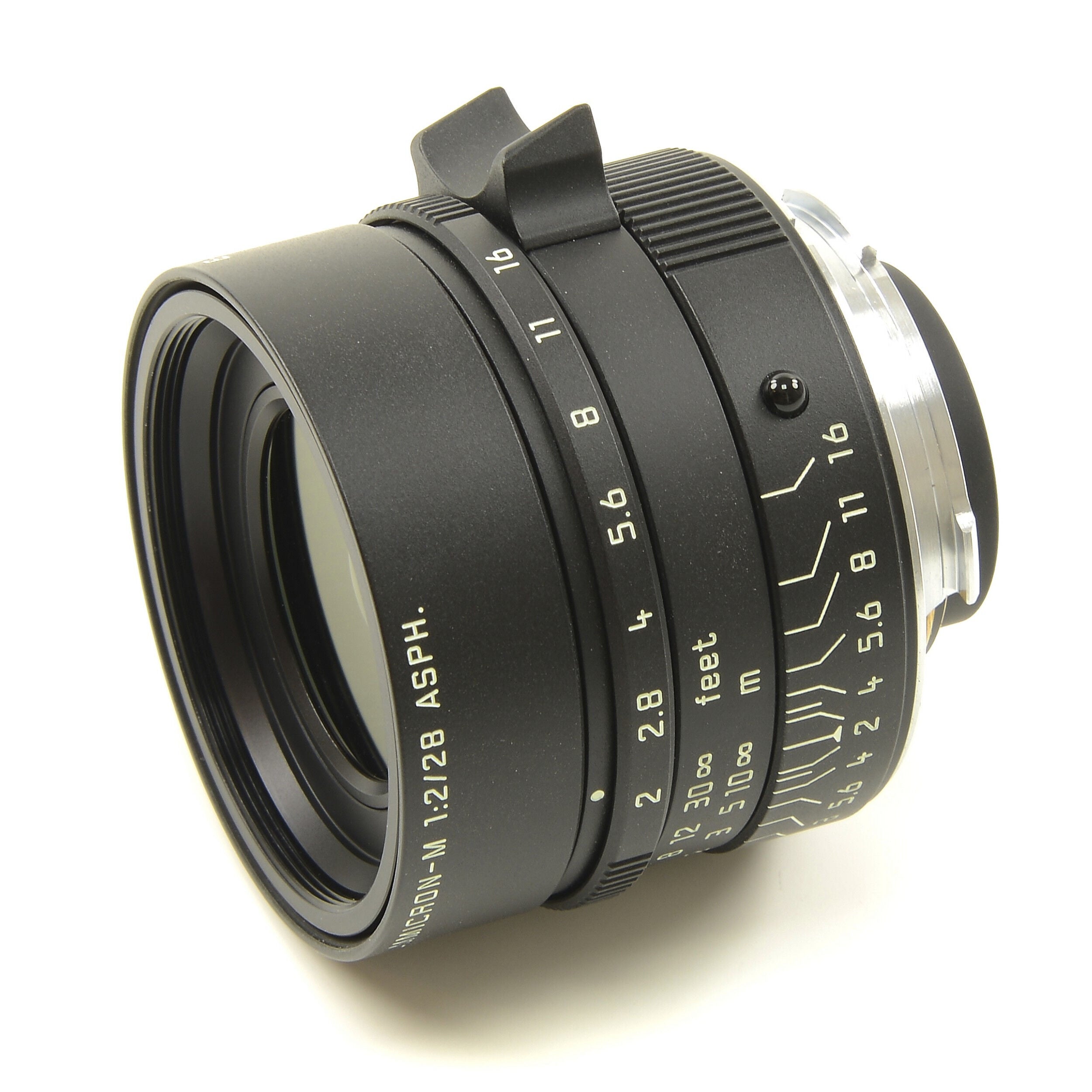 Leica 28mm f2 Summicron-M Matt Black Paint + Box