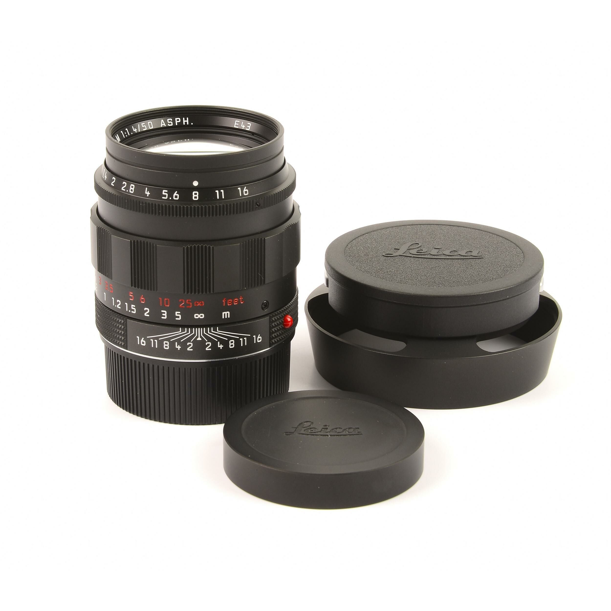 Leica 50mm f1.4 Summilux-M ASPH Limited Edition Black Chrome + Box