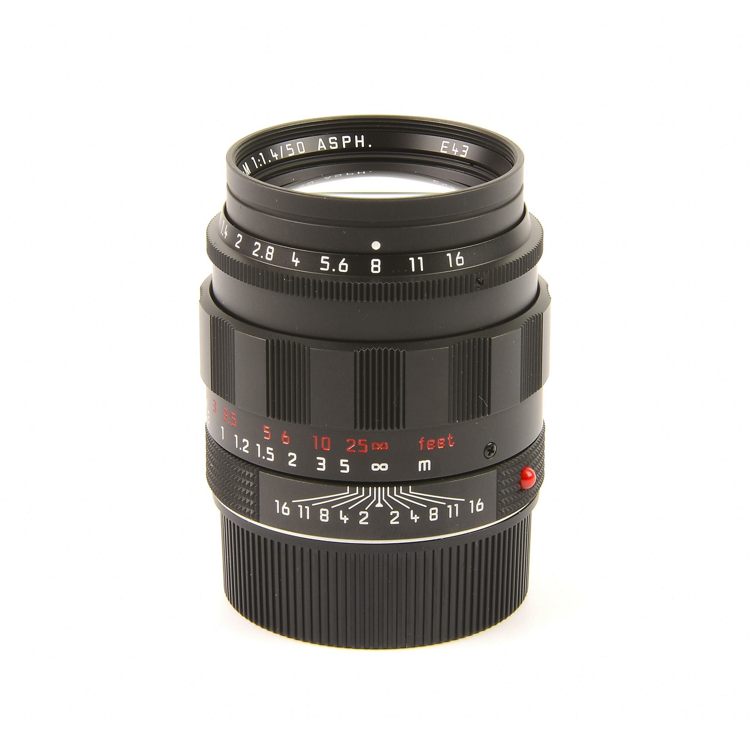 Leica 50mm f1.4 Summilux-M ASPH Limited Edition Black Chrome + Box