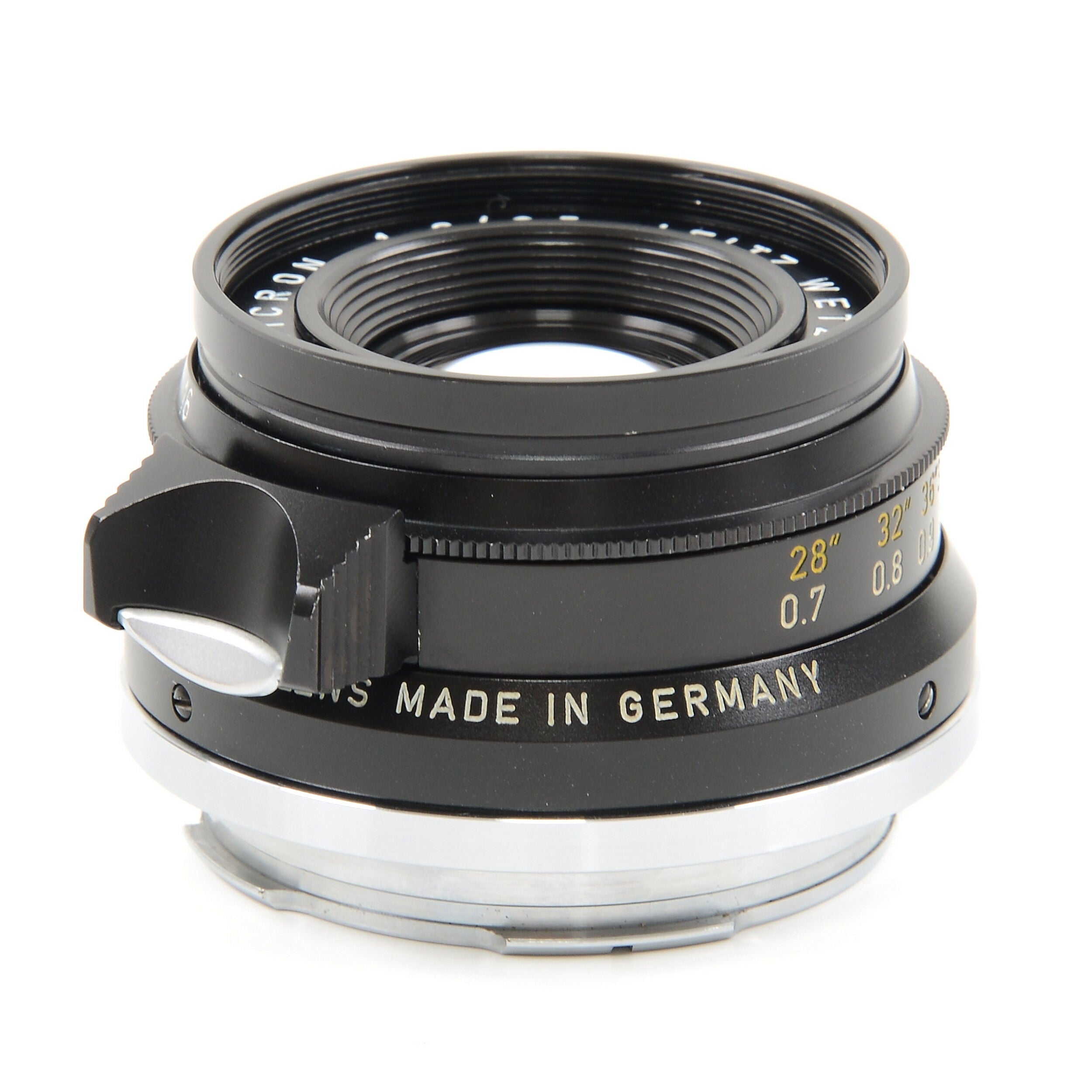 Leitz 35mm f2 Summicron 8 Element Black Chrome + Box