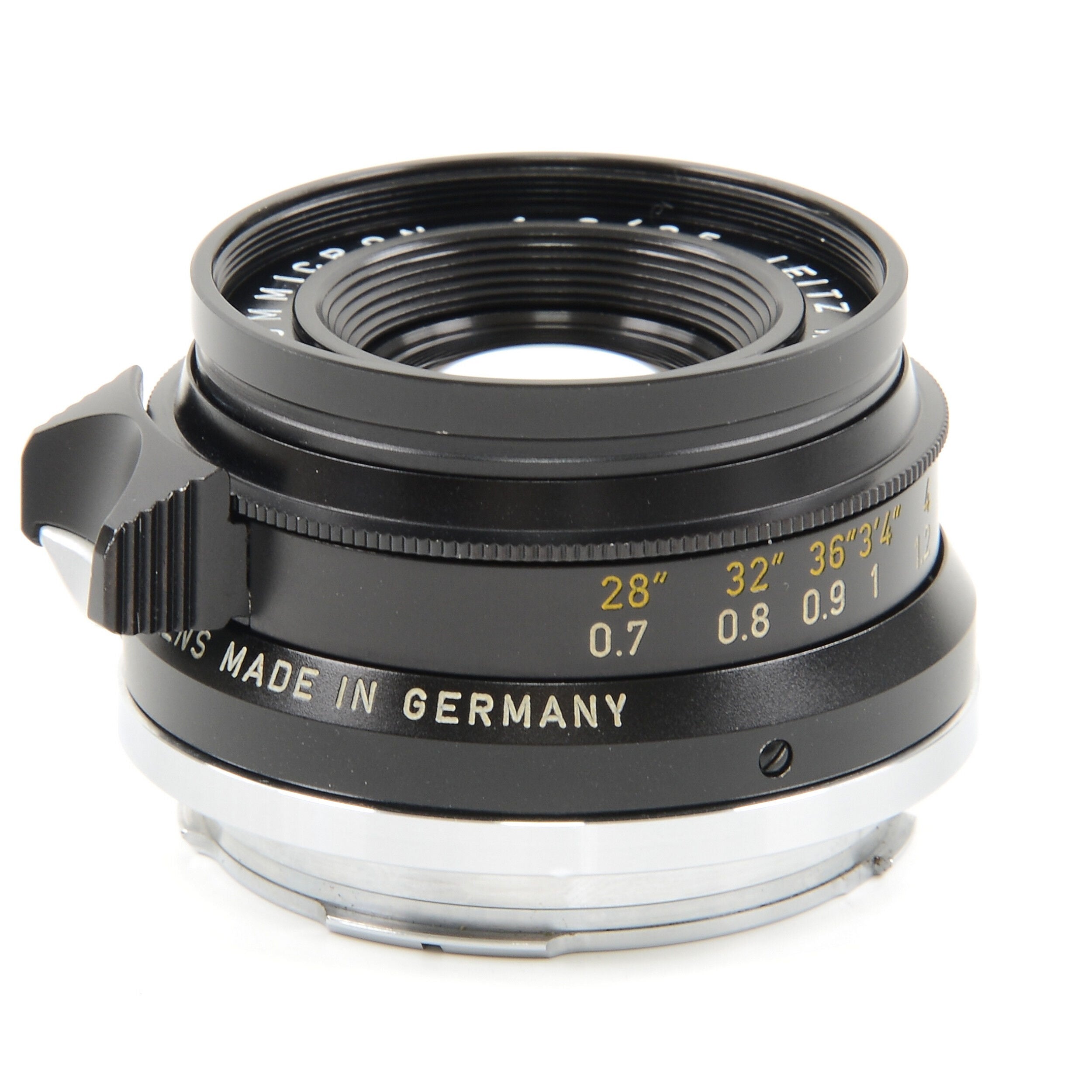 Leitz 35mm f2 Summicron 8 Element Black Chrome + Box