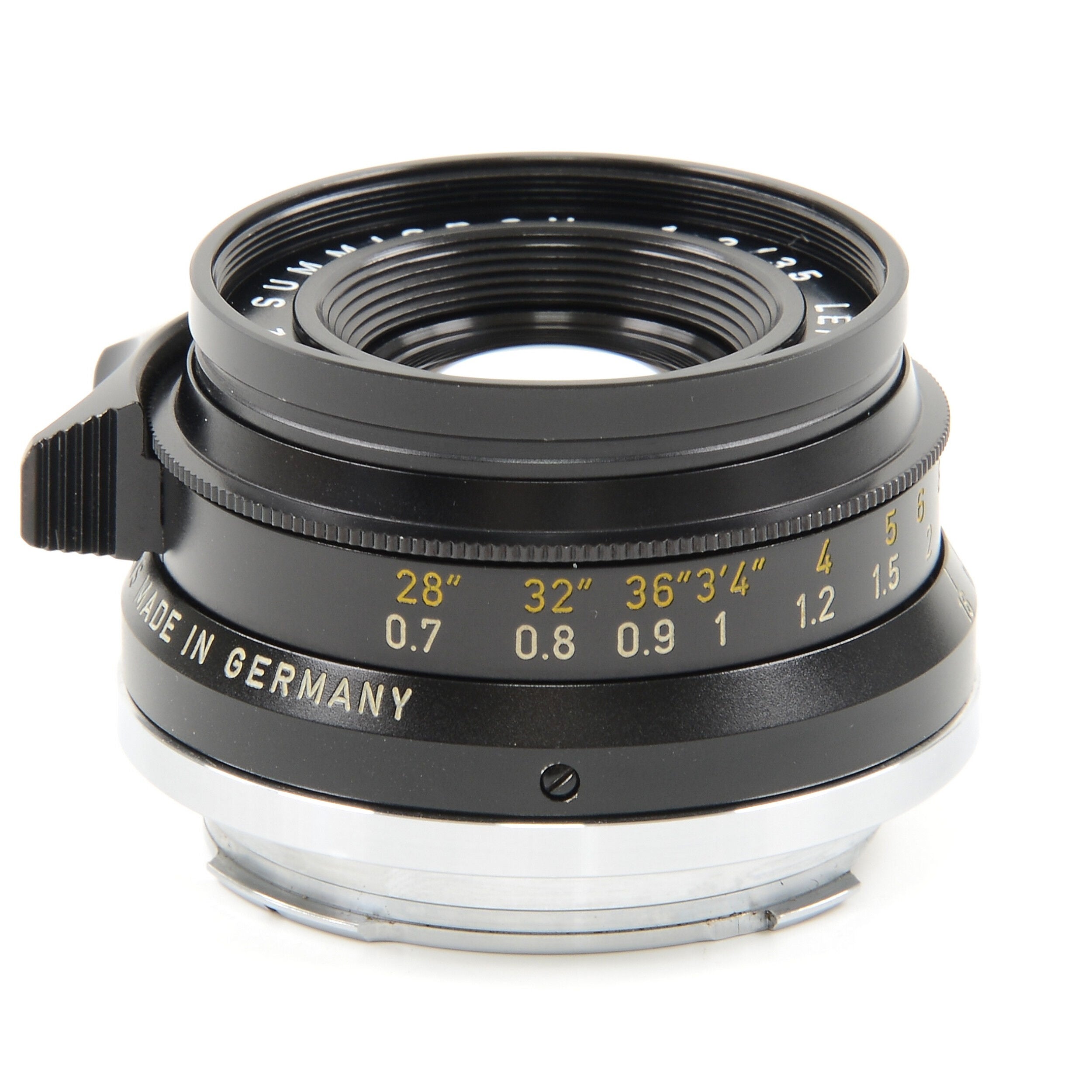 Leitz 35mm f2 Summicron 8 Element Black Chrome + Box