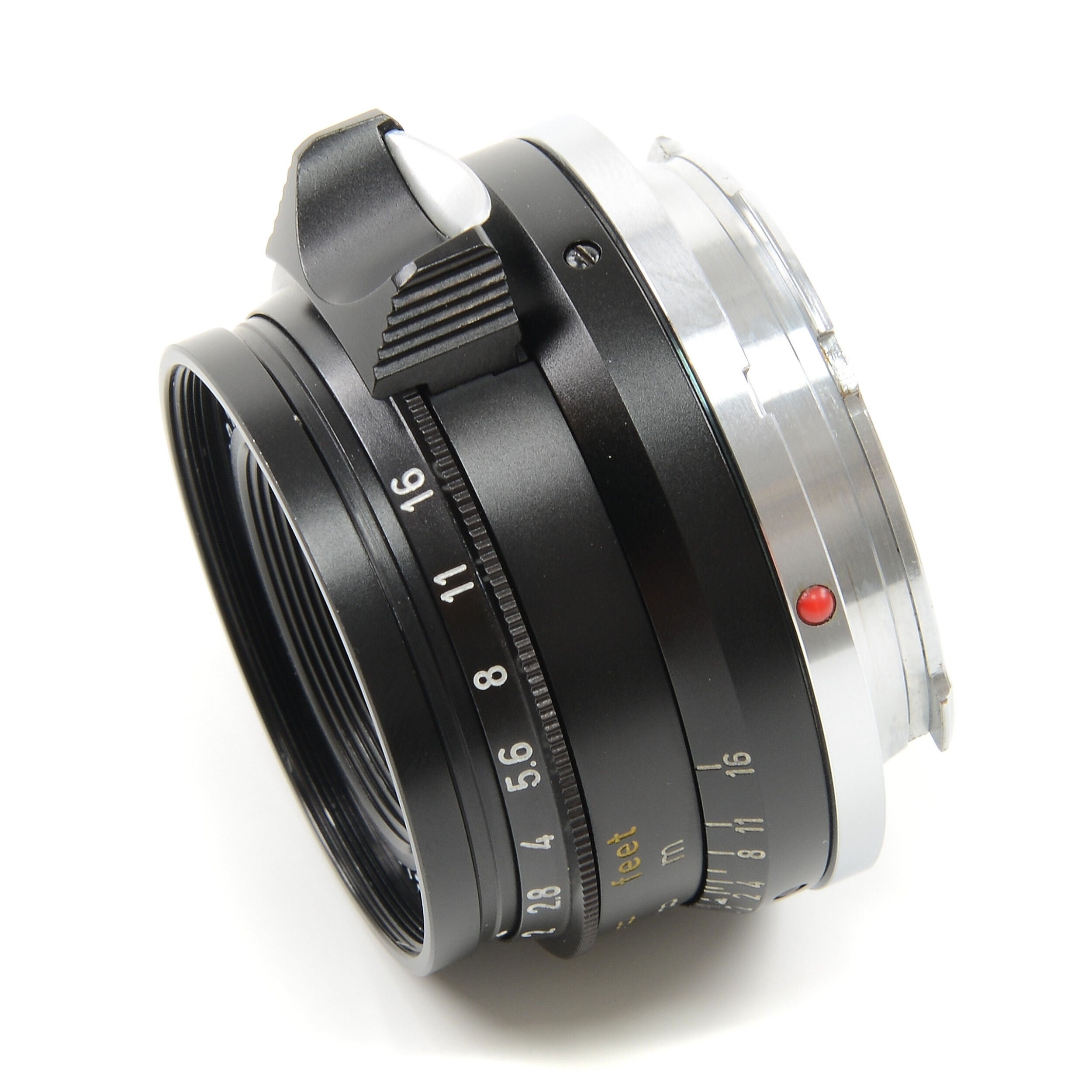 Leitz 35mm f2 Summicron 8 Element Black Chrome + Box