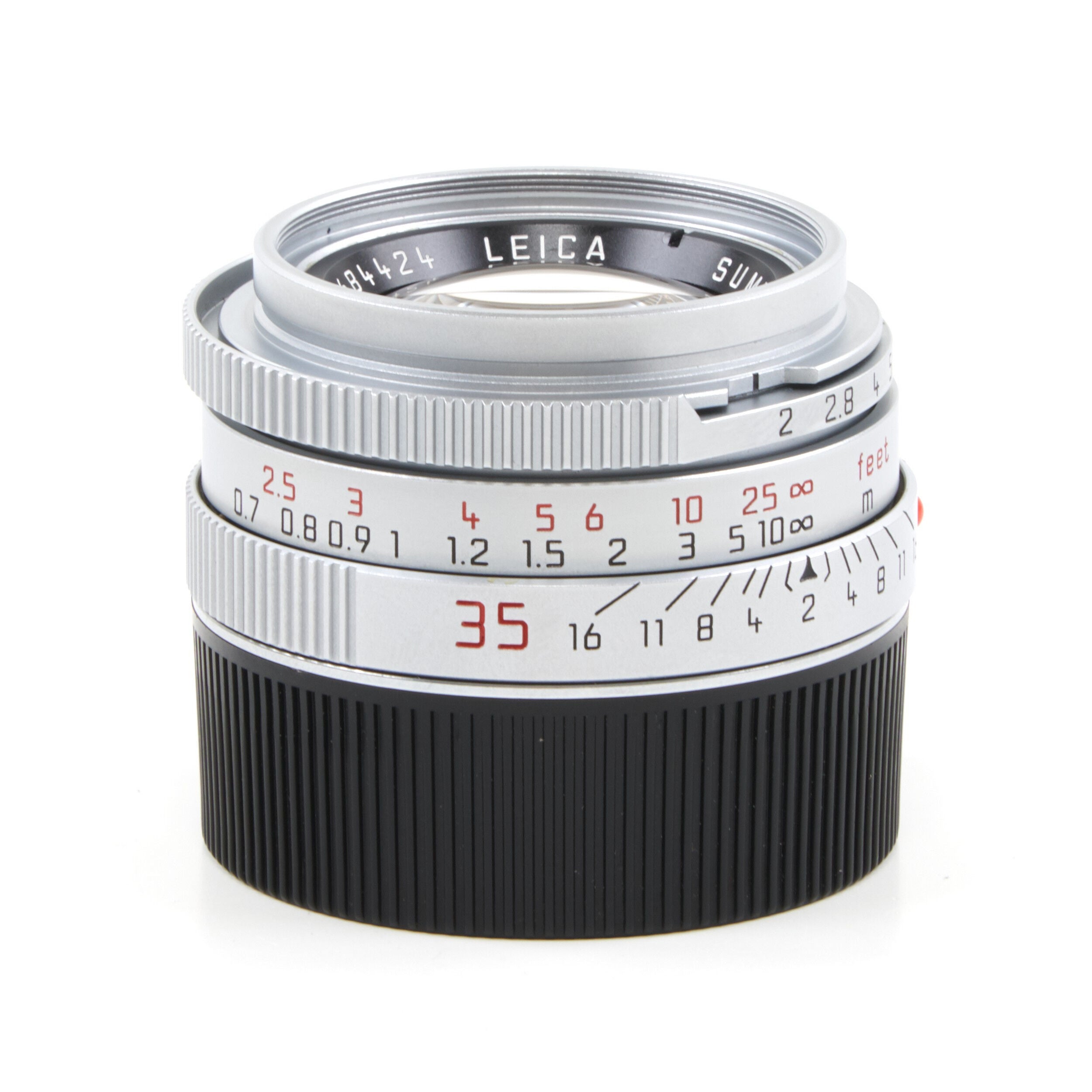 Leica 35mm f2 Summicron-M Silver 4th Version King Of Bokeh Germany
