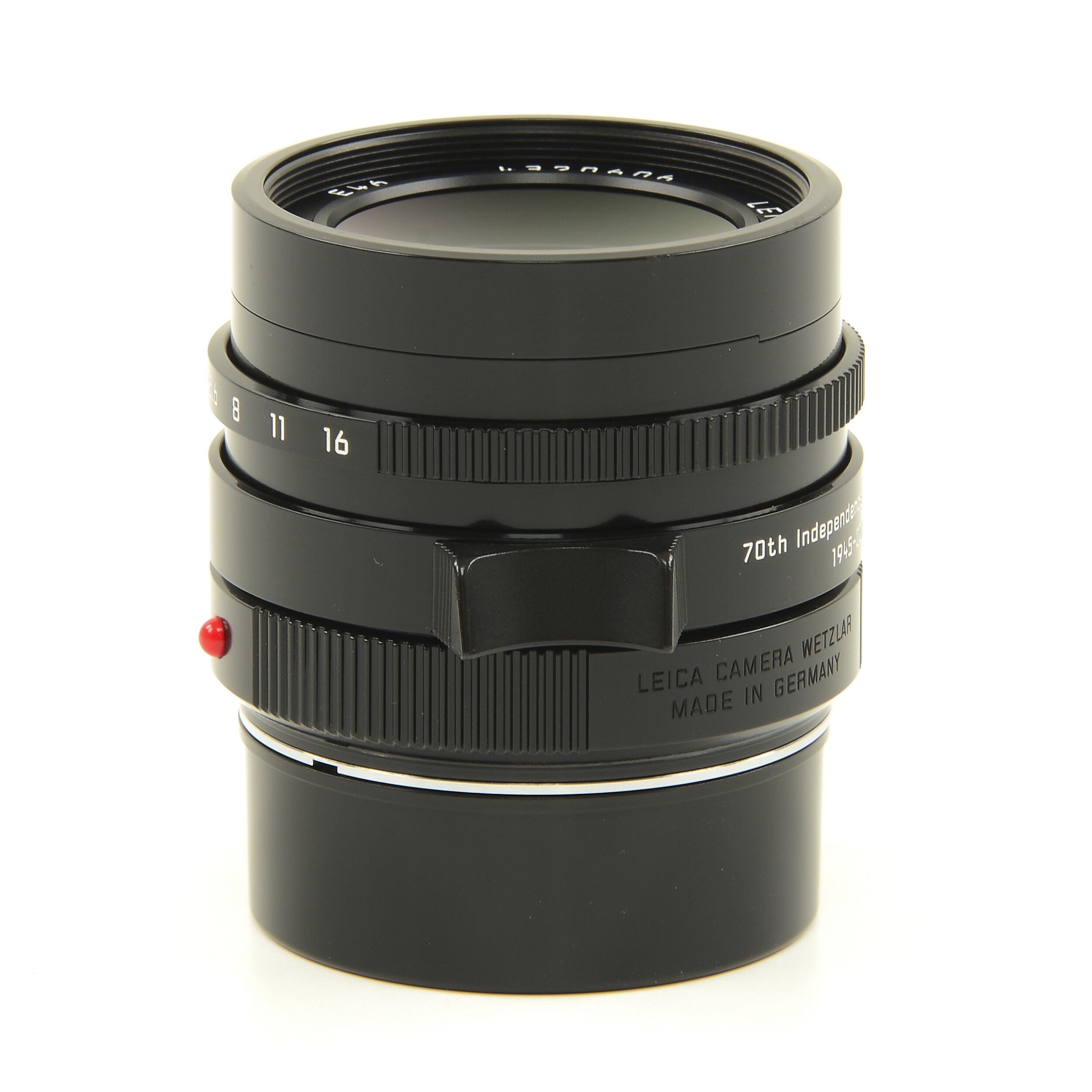 Leica 35mm f1.4 Summilux-M ASPH FLE Black Paint "70th Anniversary Republic of Korea" + Box