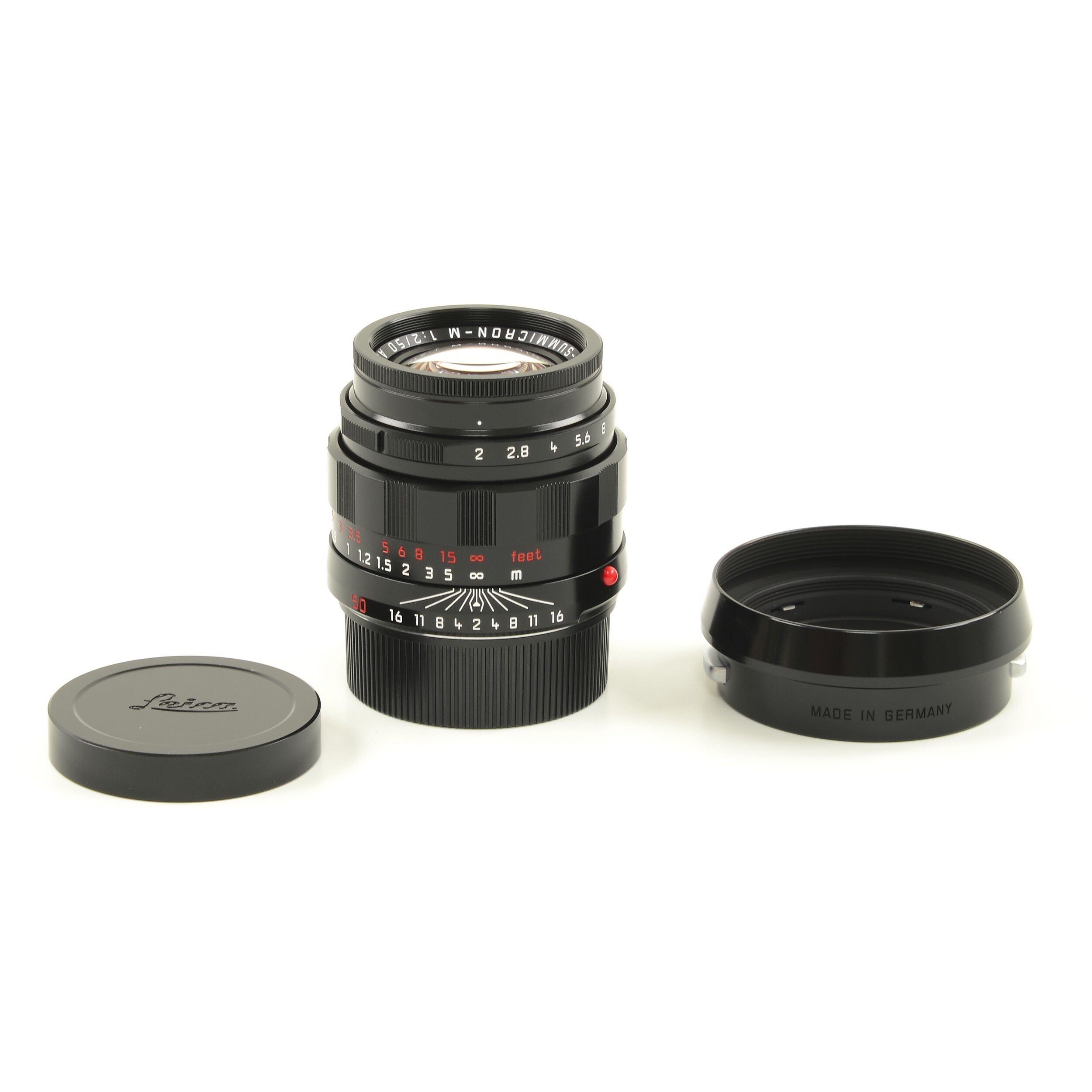 Leica 50mm f2 APO-Summicron-M ASPH LHSA Black Paint + Box