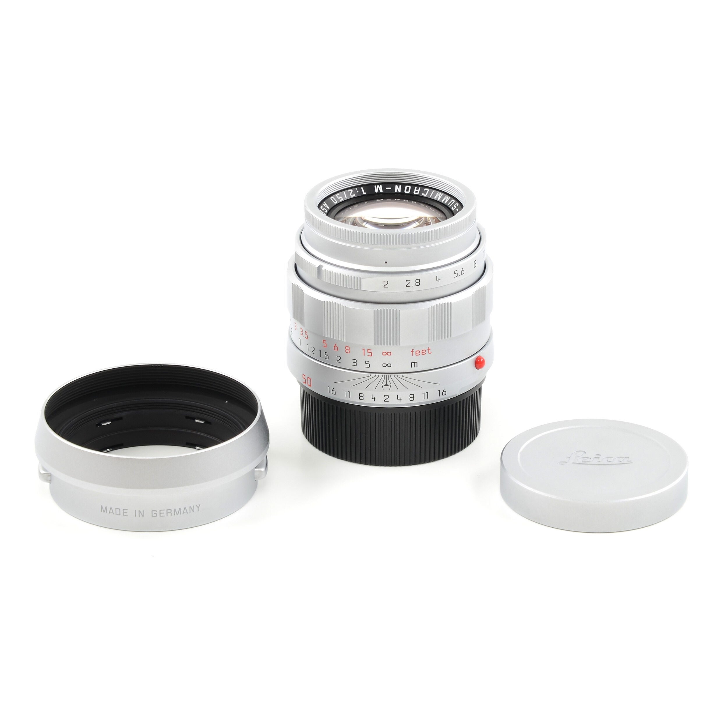 Leica 50mm f2 APO-Summicron-M ASPH LHSA Silver + Box