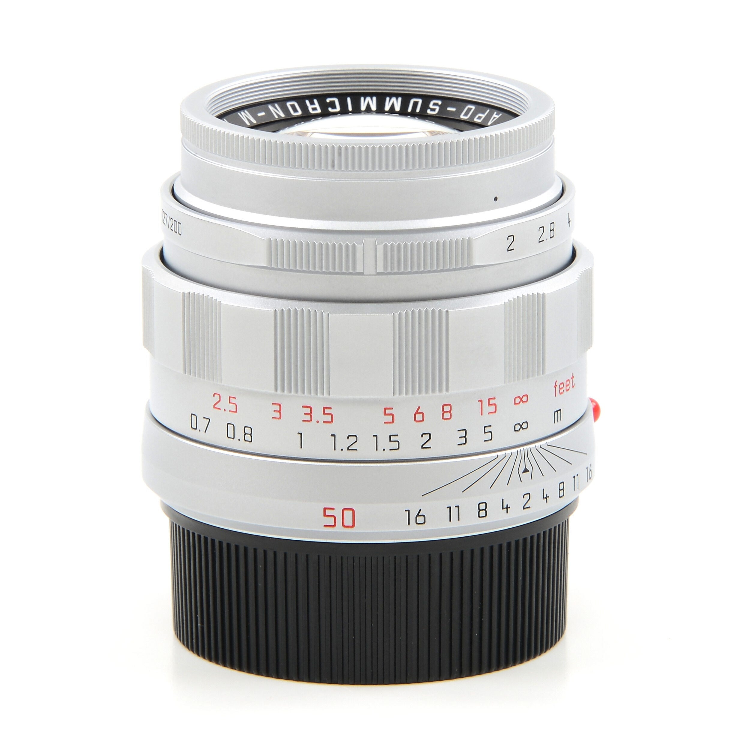 Leica 50mm f2 APO-Summicron-M ASPH LHSA Silver + Box