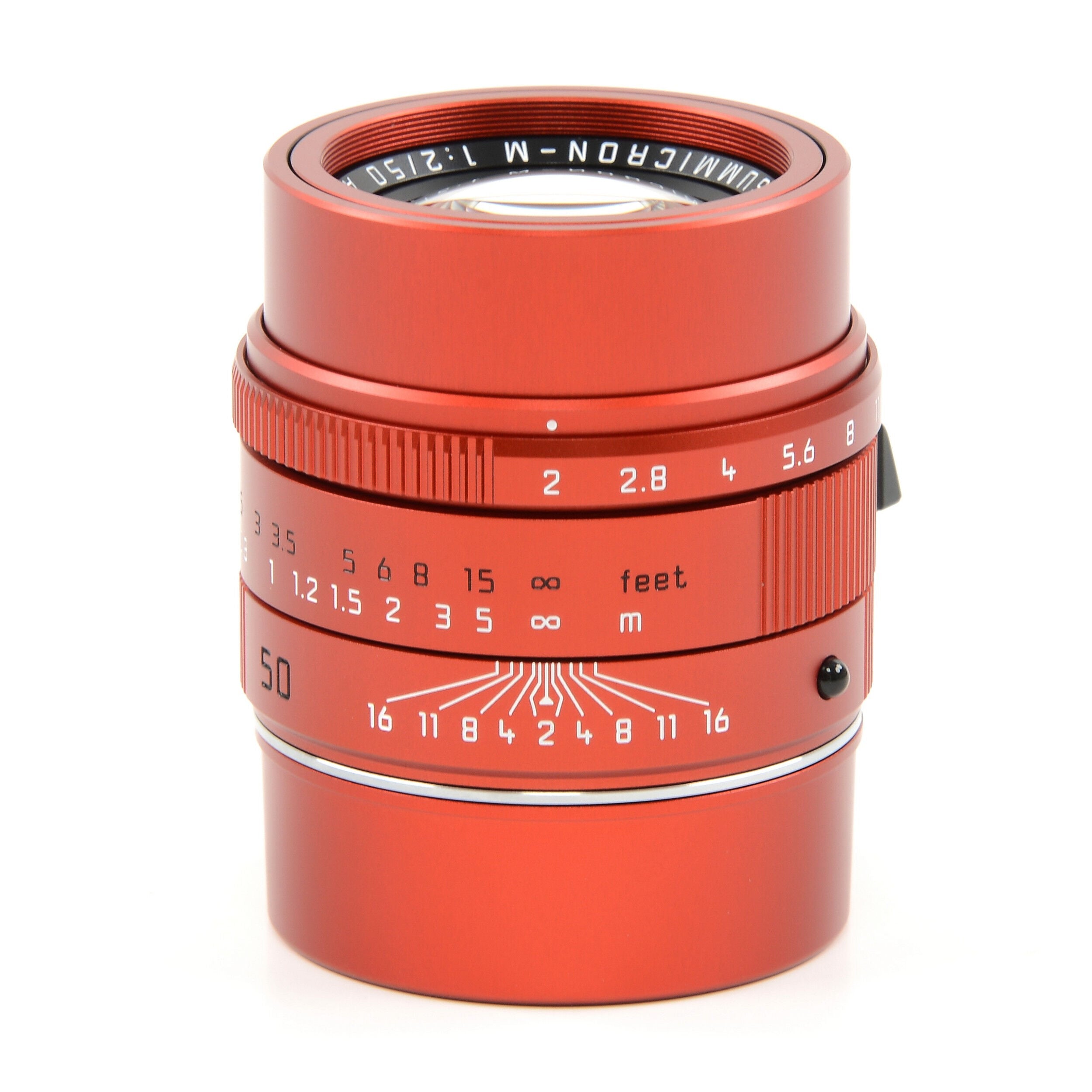 Leica 50mm f2 APO-Summicron Red Anodized Limited Edition + Box