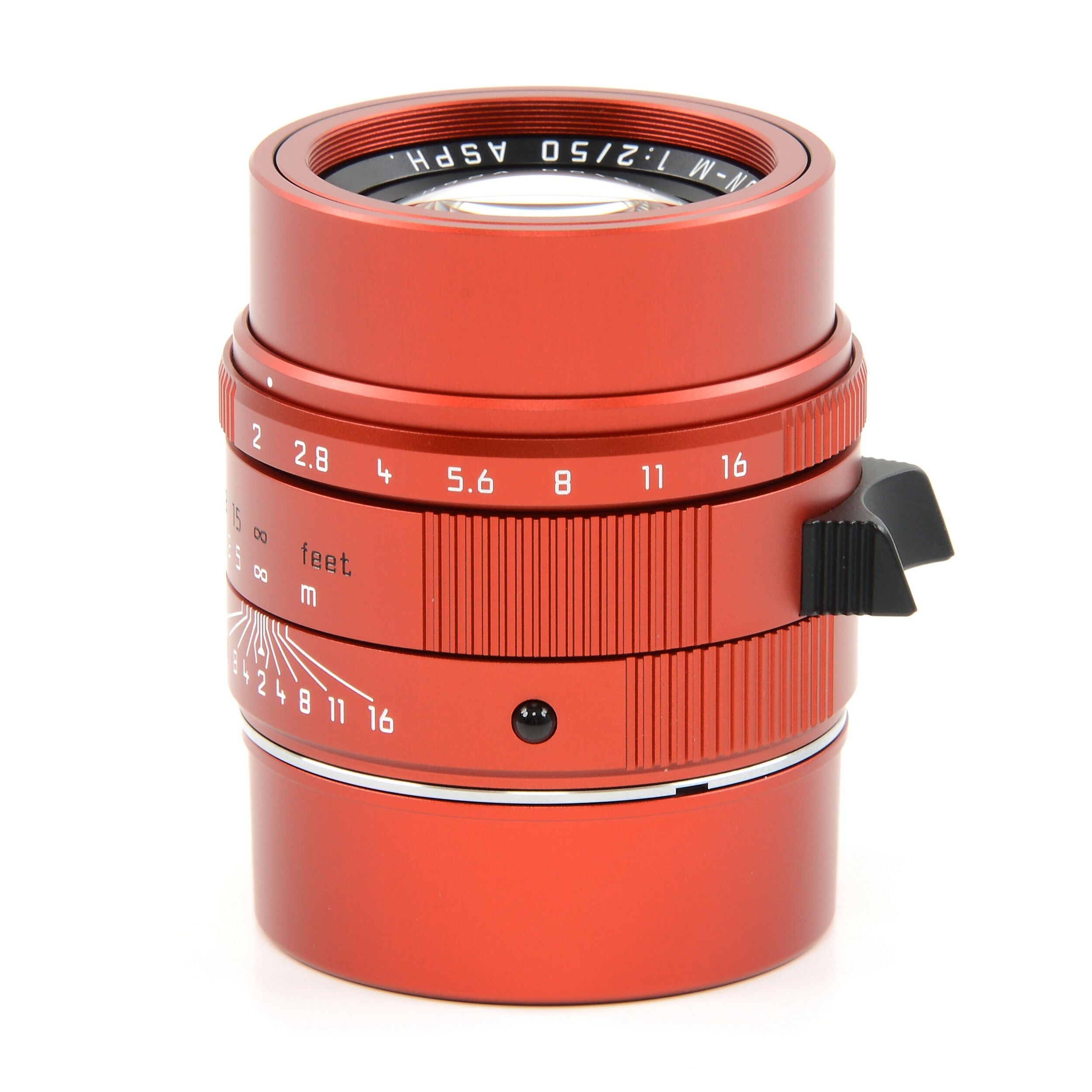 Leica 50mm f2 APO-Summicron Red Anodized Limited Edition + Box