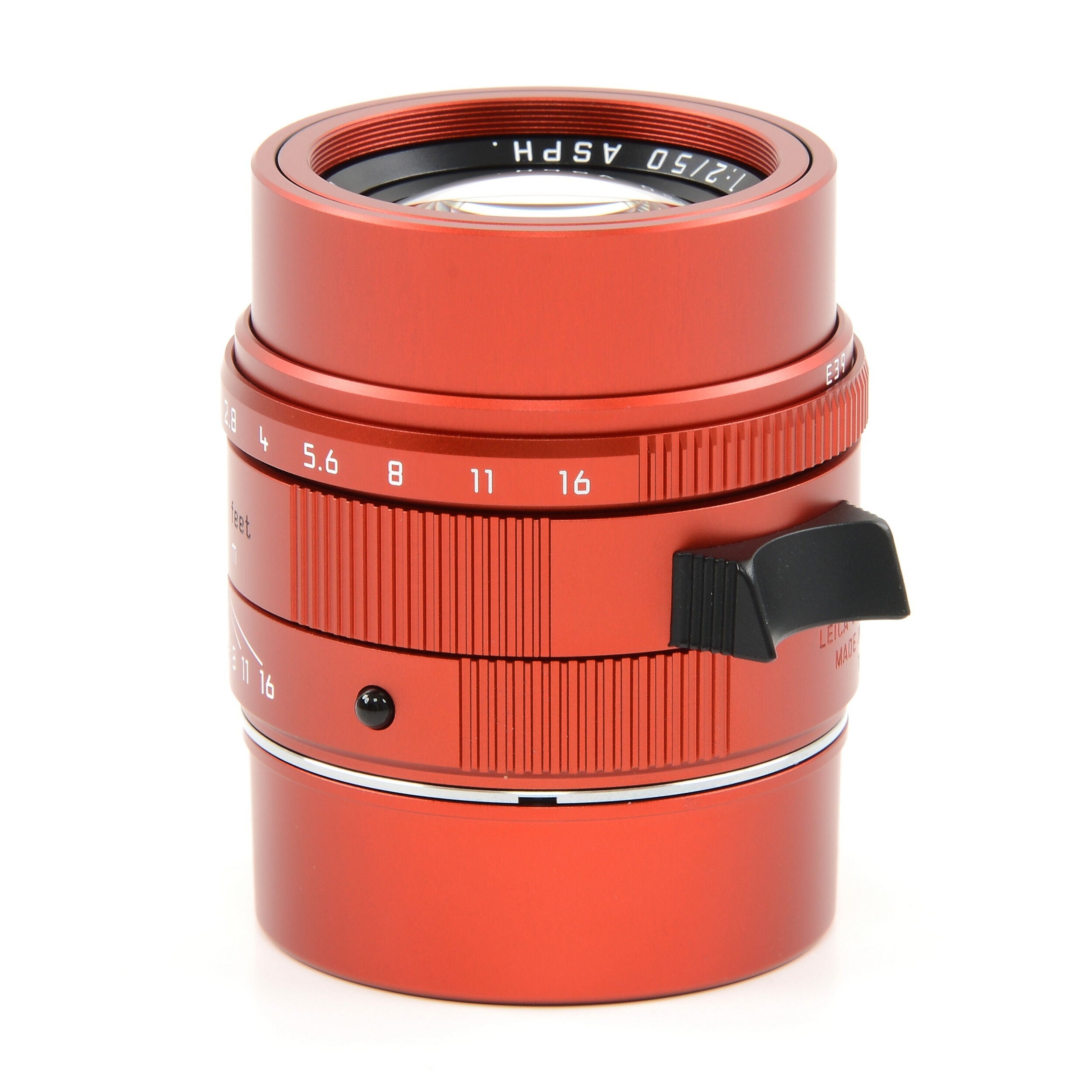 Leica 50mm f2 APO-Summicron Red Anodized Limited Edition + Box
