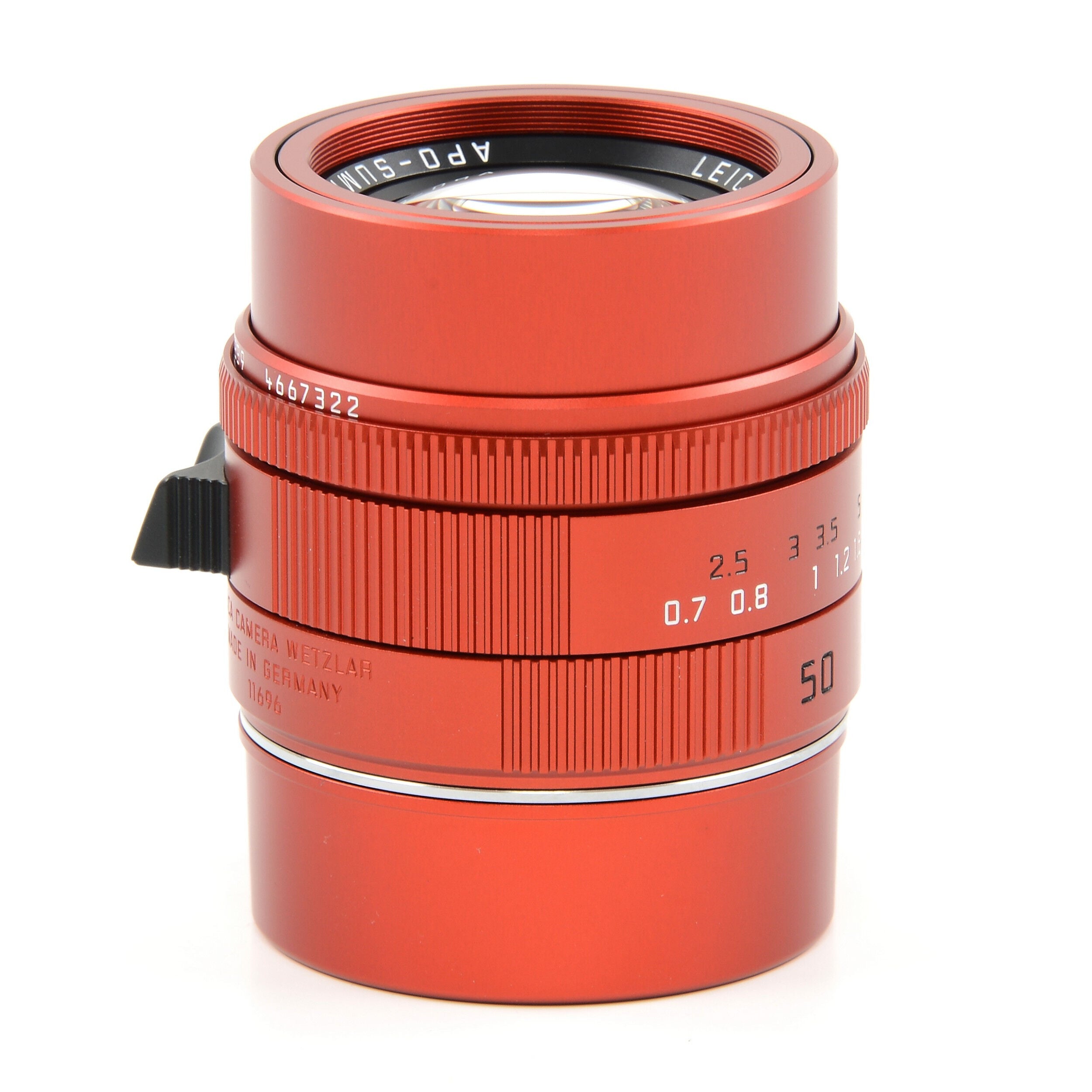 Leica 50mm f2 APO-Summicron Red Anodized Limited Edition + Box