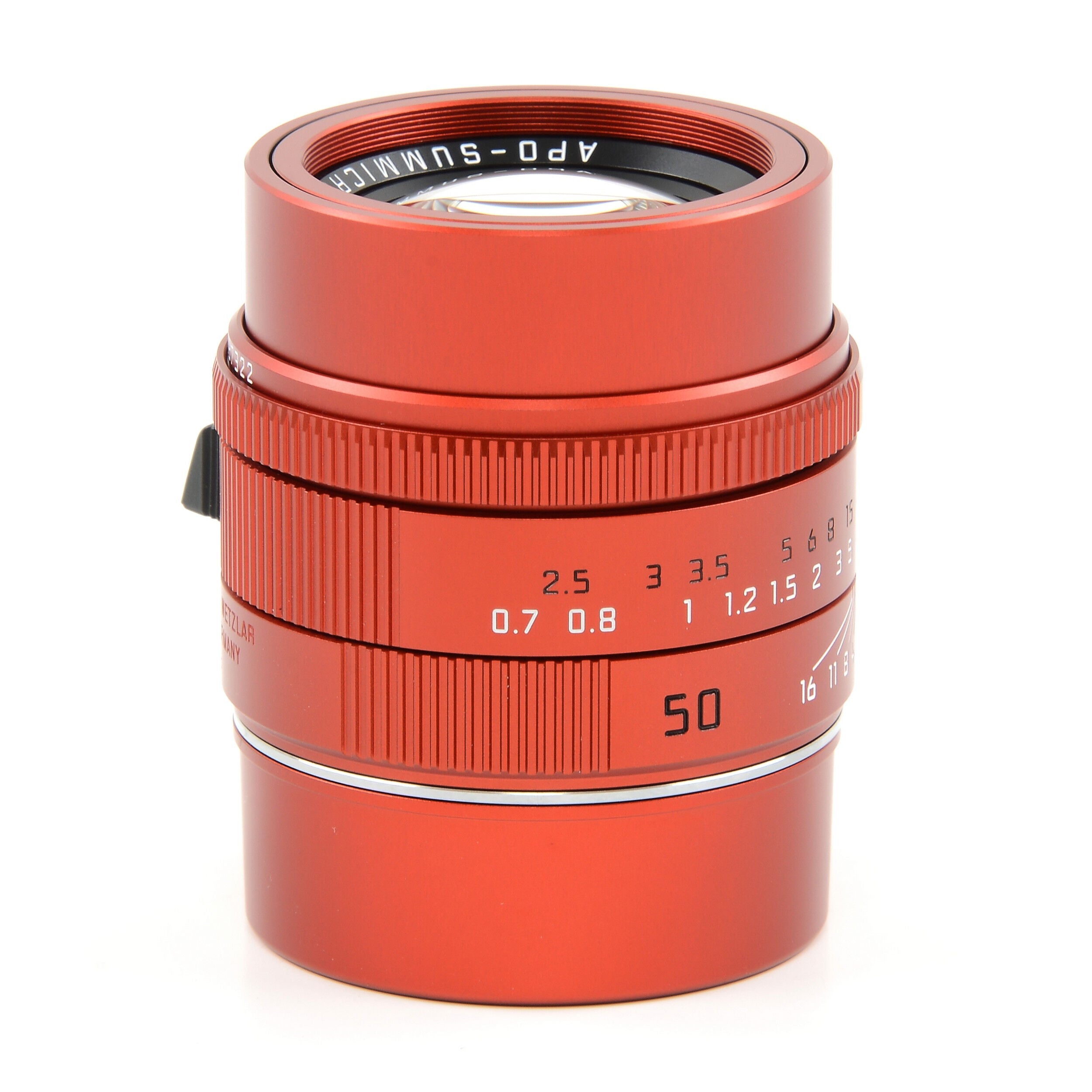 Leica 50mm f2 APO-Summicron Red Anodized Limited Edition + Box