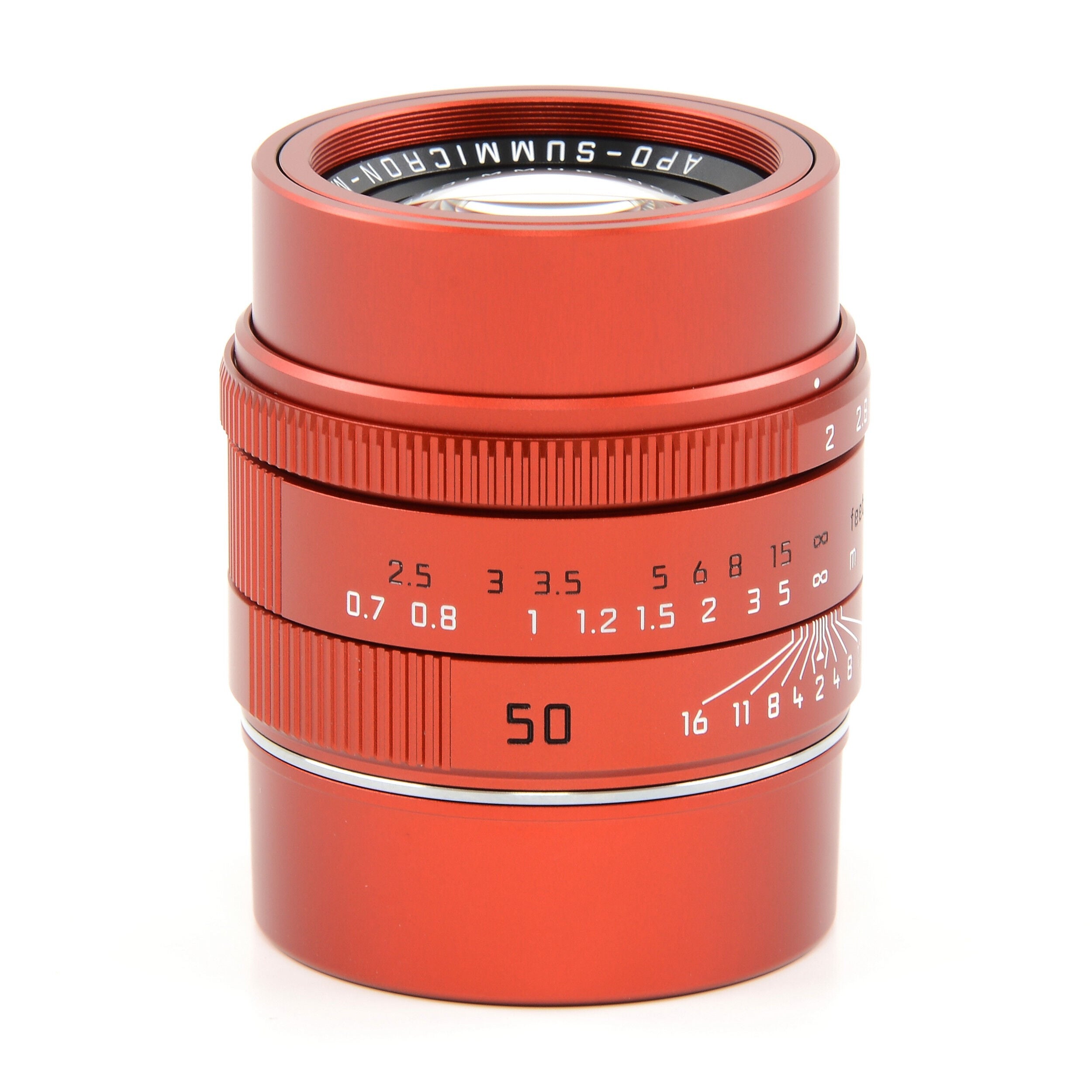 Leica 50mm f2 APO-Summicron Red Anodized Limited Edition + Box
