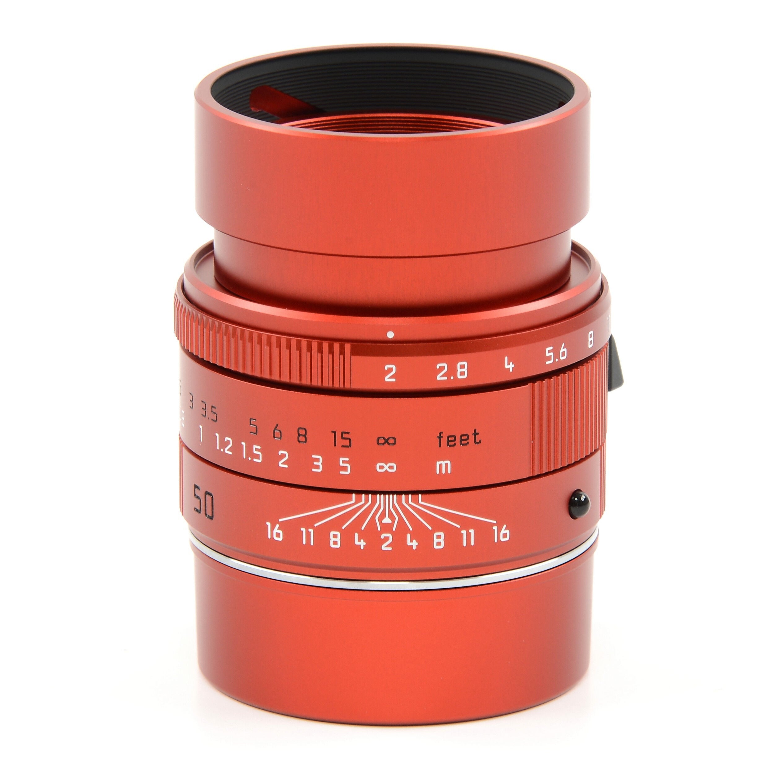 Leica 50mm f2 APO-Summicron Red Anodized Limited Edition + Box