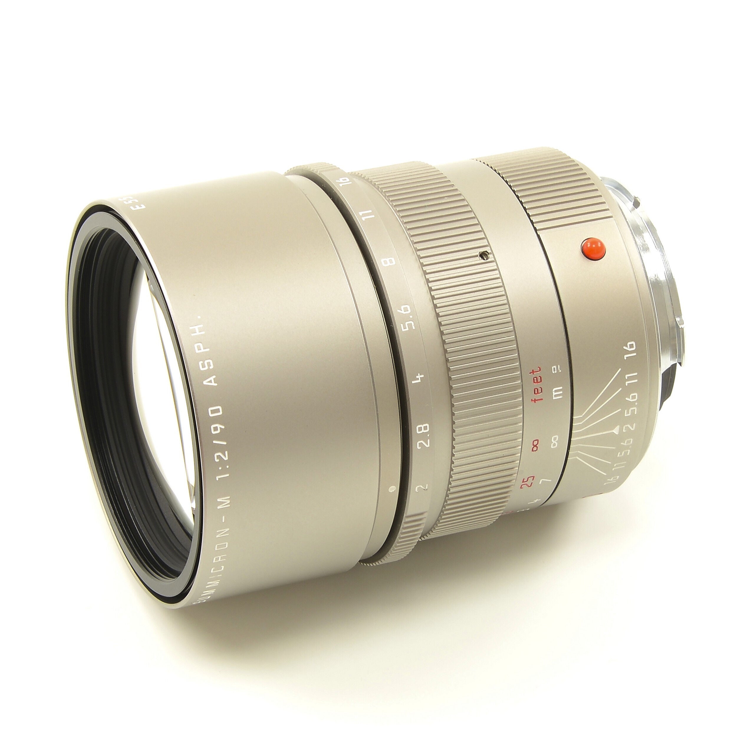 Leica 90mm f2 APO-Summicron-M ASPH Titanium + Box