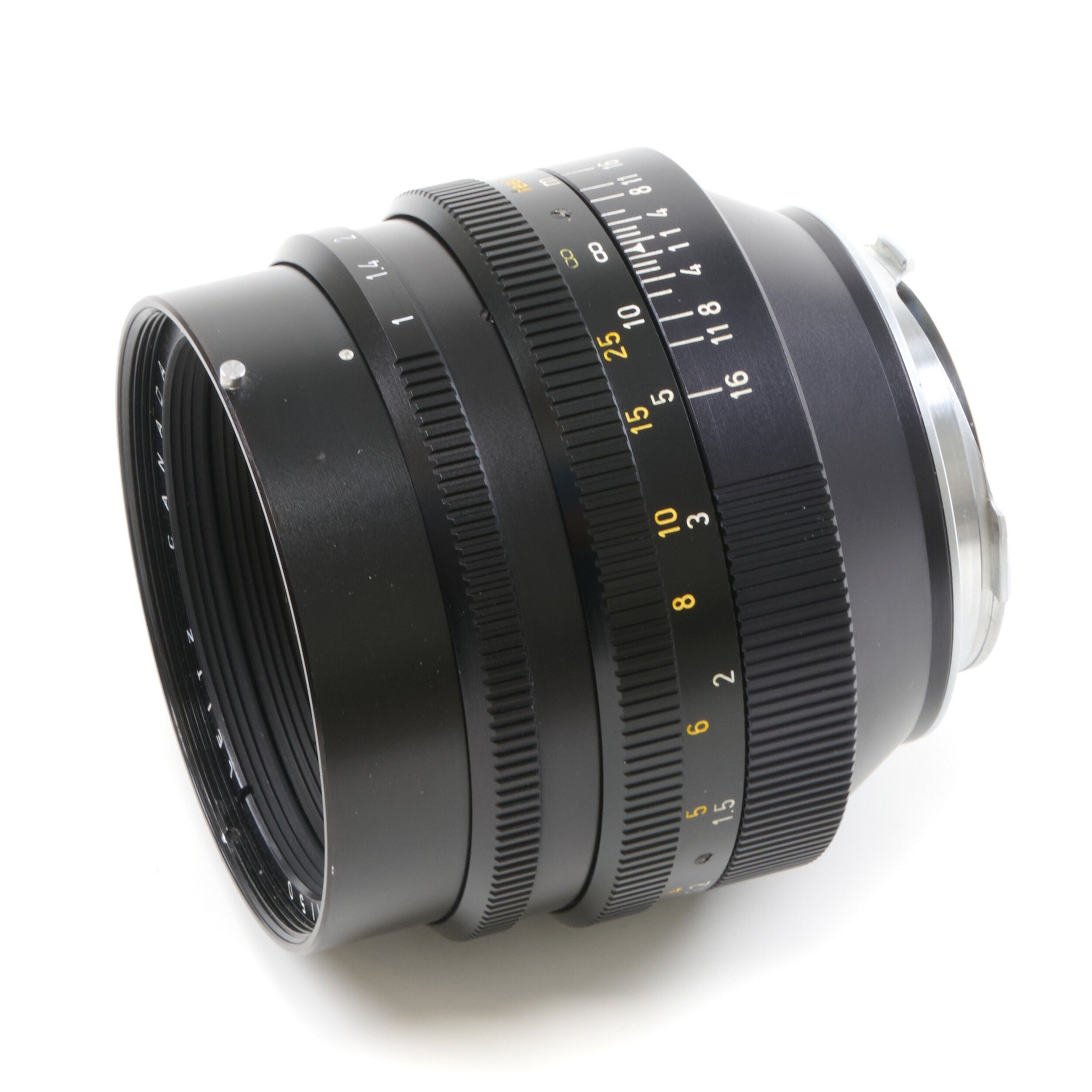 Leitz 50mm f1 Noctilux E58 + 12519 Hood 2nd Batch + Box