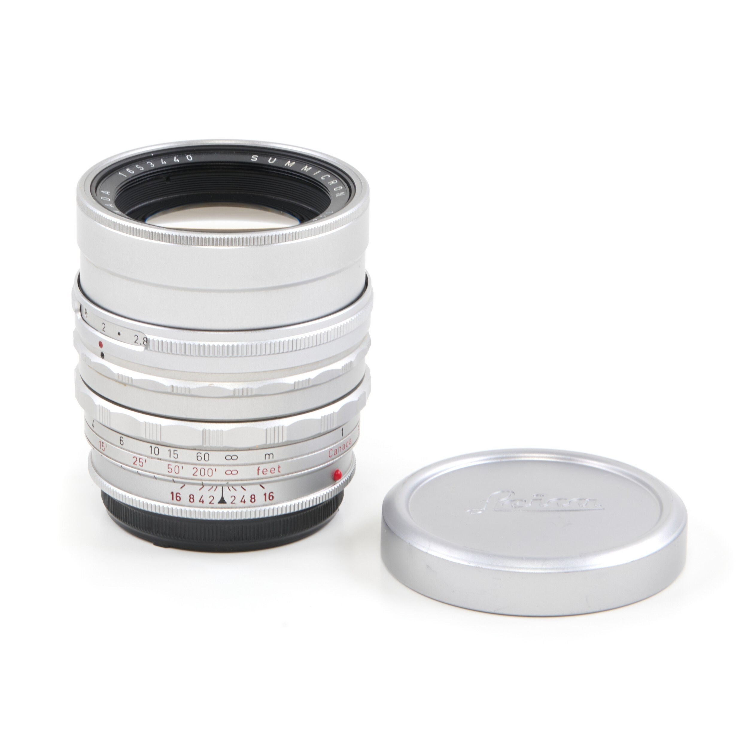 Leitz 90mm f2 Summicron Short Mount + Box
