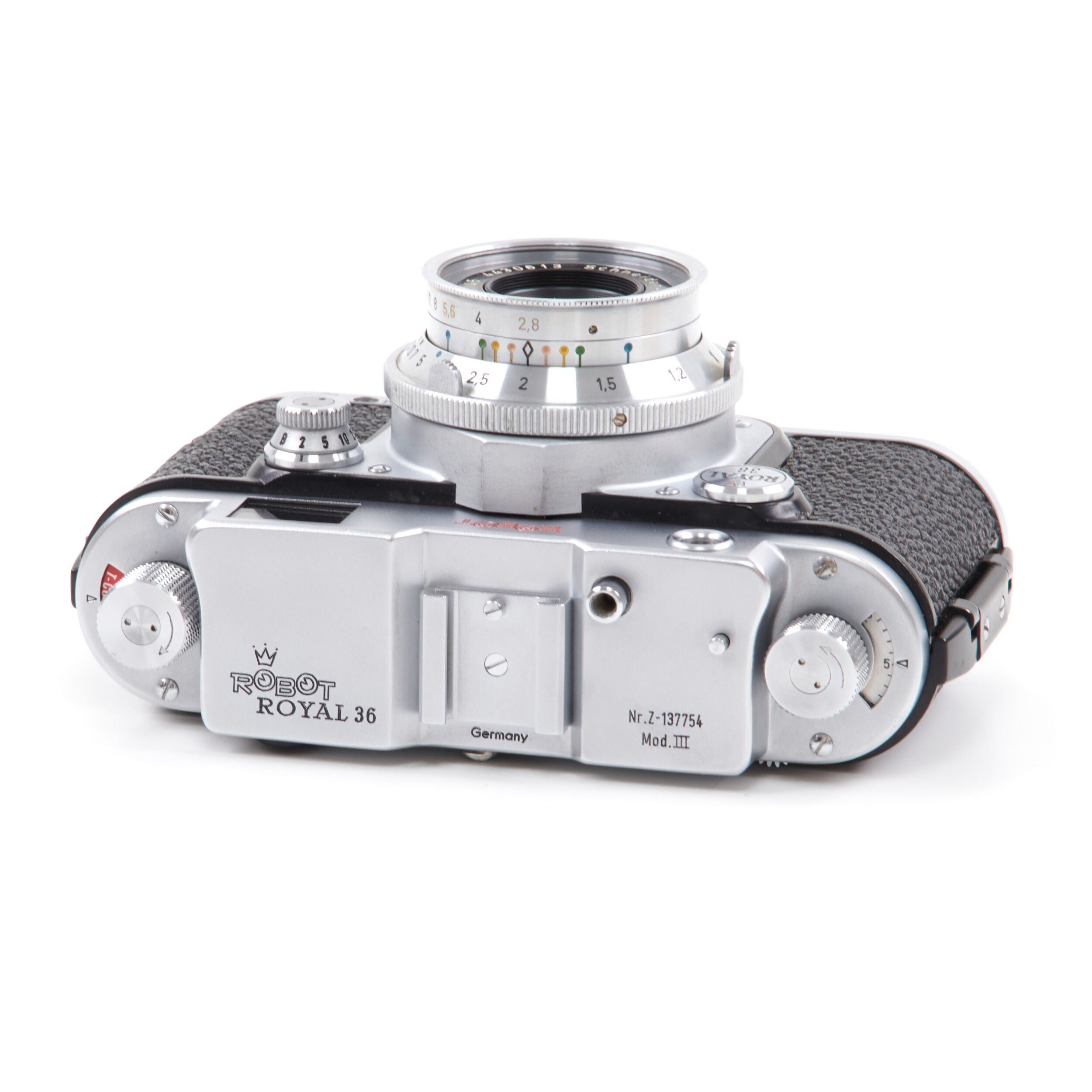 Robot Royal 36 + Schneider-Kreuznach 45mm f2.8 Xenar + Box