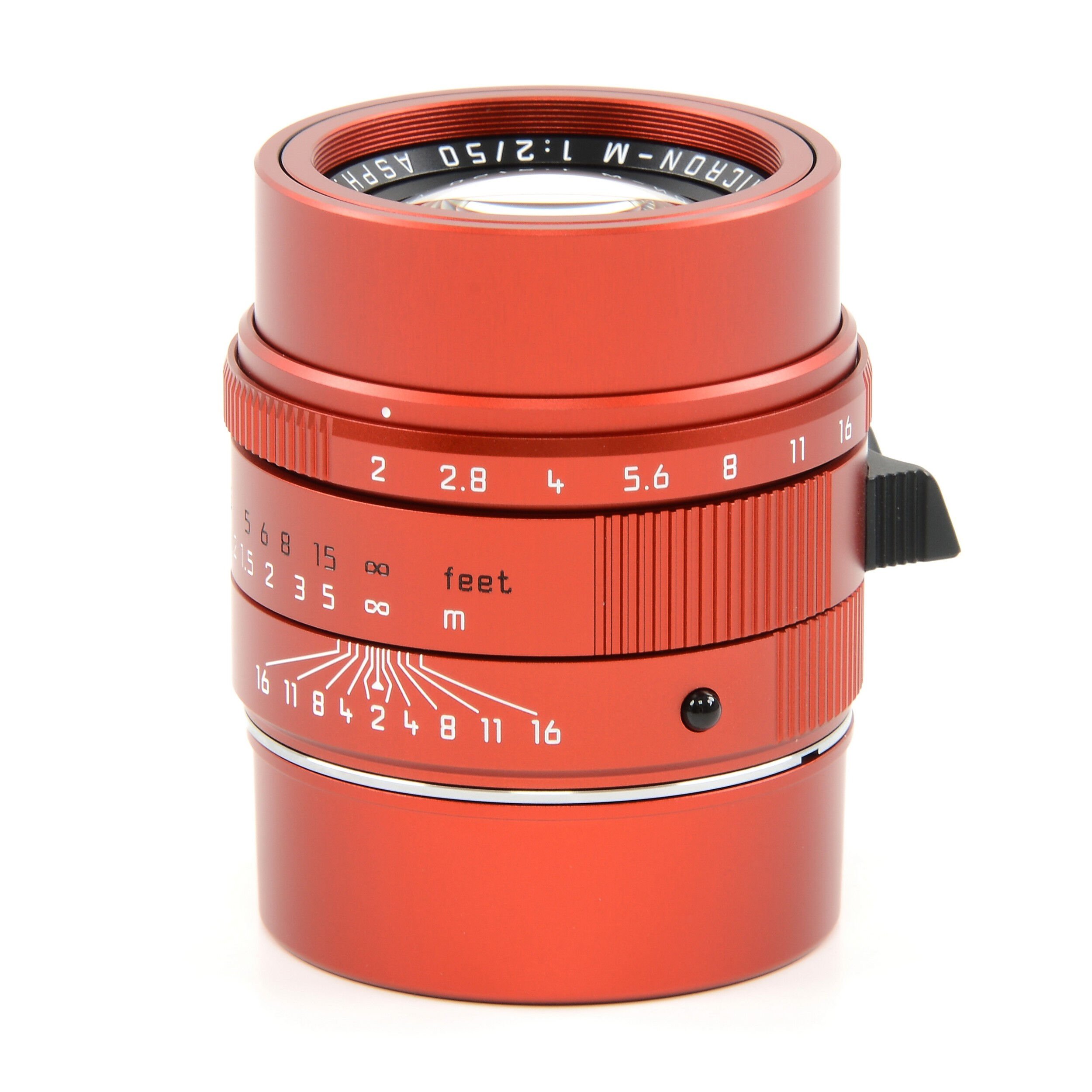 Leica 50mm f2 APO-Summicron Red Anodized Limited Edition + Box