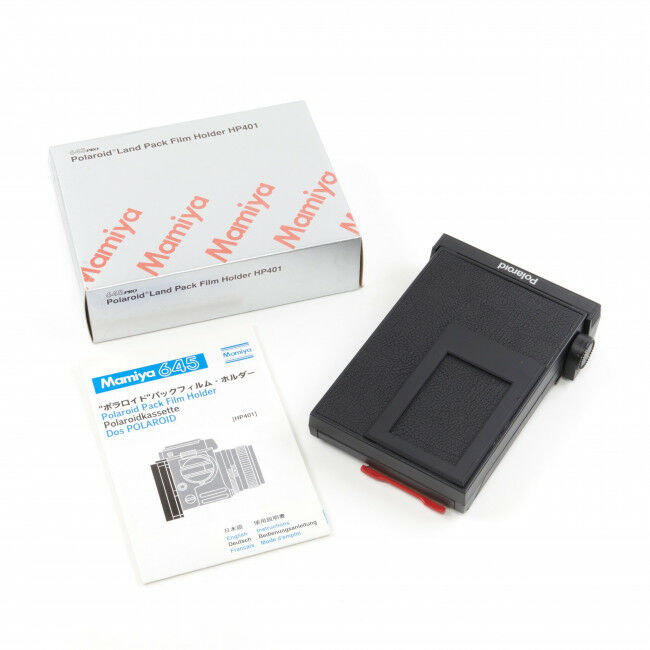 Mamiya 645 Pro Polaroid Land Pack Film Holder HP401 + Box