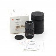 Leica 90mm f2.8 Elmarit-M Black + Box