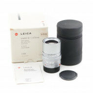 Leica 90mm f2.8 Elmarit-M Silver 6-Bit + Box