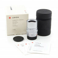 Leica 90mm f2.8 Elmarit-M Silver + Box