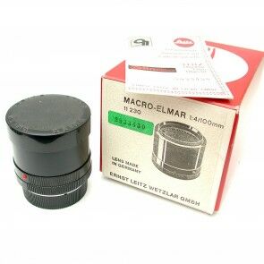 Leica 100mm f4 Macro-Elmar + Box