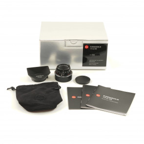 Leica 28mm f5.6 Summaron-M Matte Black Paint + Box