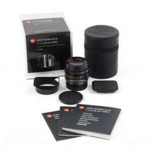 Leica 35mm f1.4 Summilux-M ASPH Black FLE + Box