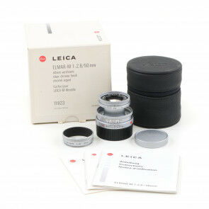 Leica 50mm f2.8 Elmar-M Silver 6-Bit + Box