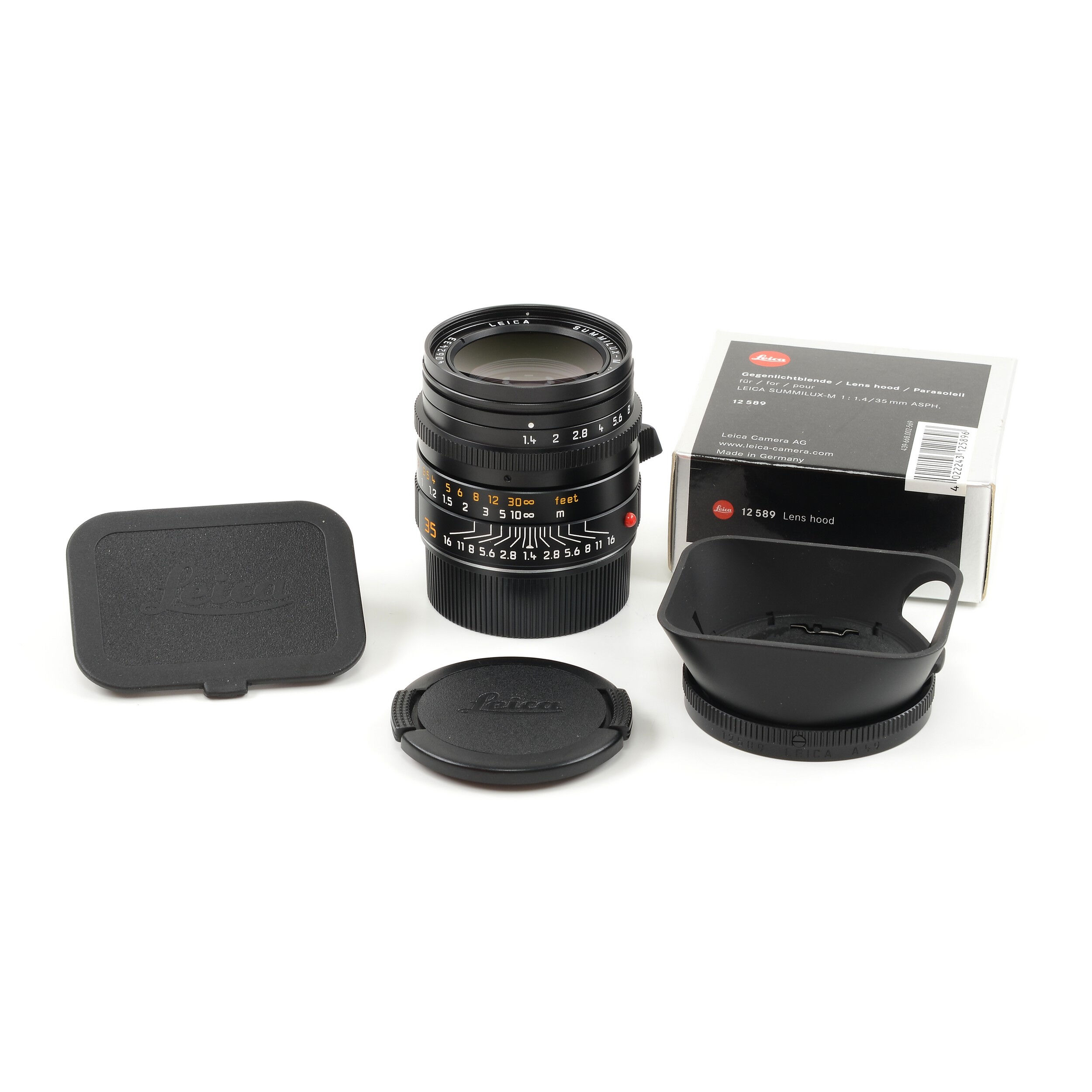 LEICA 35MM F1.4 SUMMILUX-M ASPH BLACK 6-BIT VERY LATE 11874 #4321